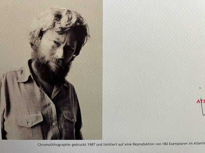 Donald Judd Lithograph Coa Signed Op Numbered Stamped 180Ex