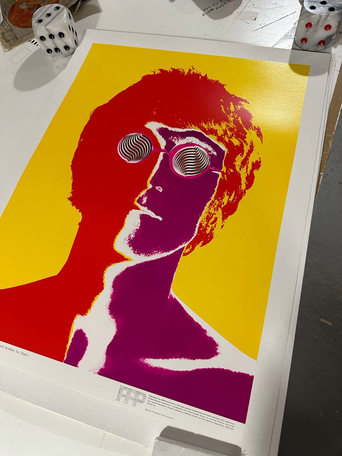 The Beatles Set 5 Posters Richard Avedon 1967 Original Printing Stern Magazine