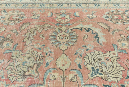Handmade Semi-Antique Oriental Rug Muted