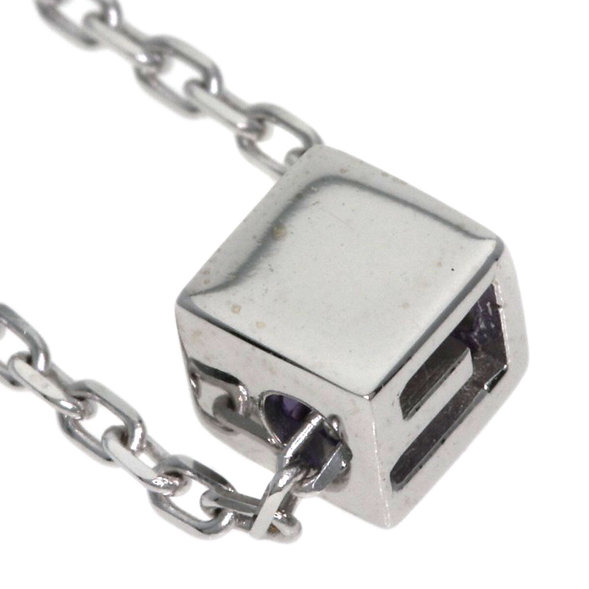 Gucci   Necklace Square G Amethyst K18 White Gold