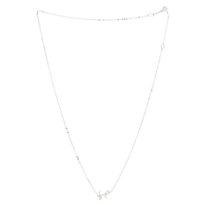 Anita Ko Initial Pendant Necklace 18K White Gold And Diamonds