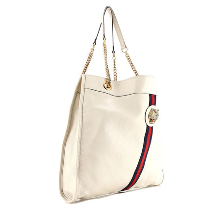 Gucci Rajah Chain Tote Leather Large