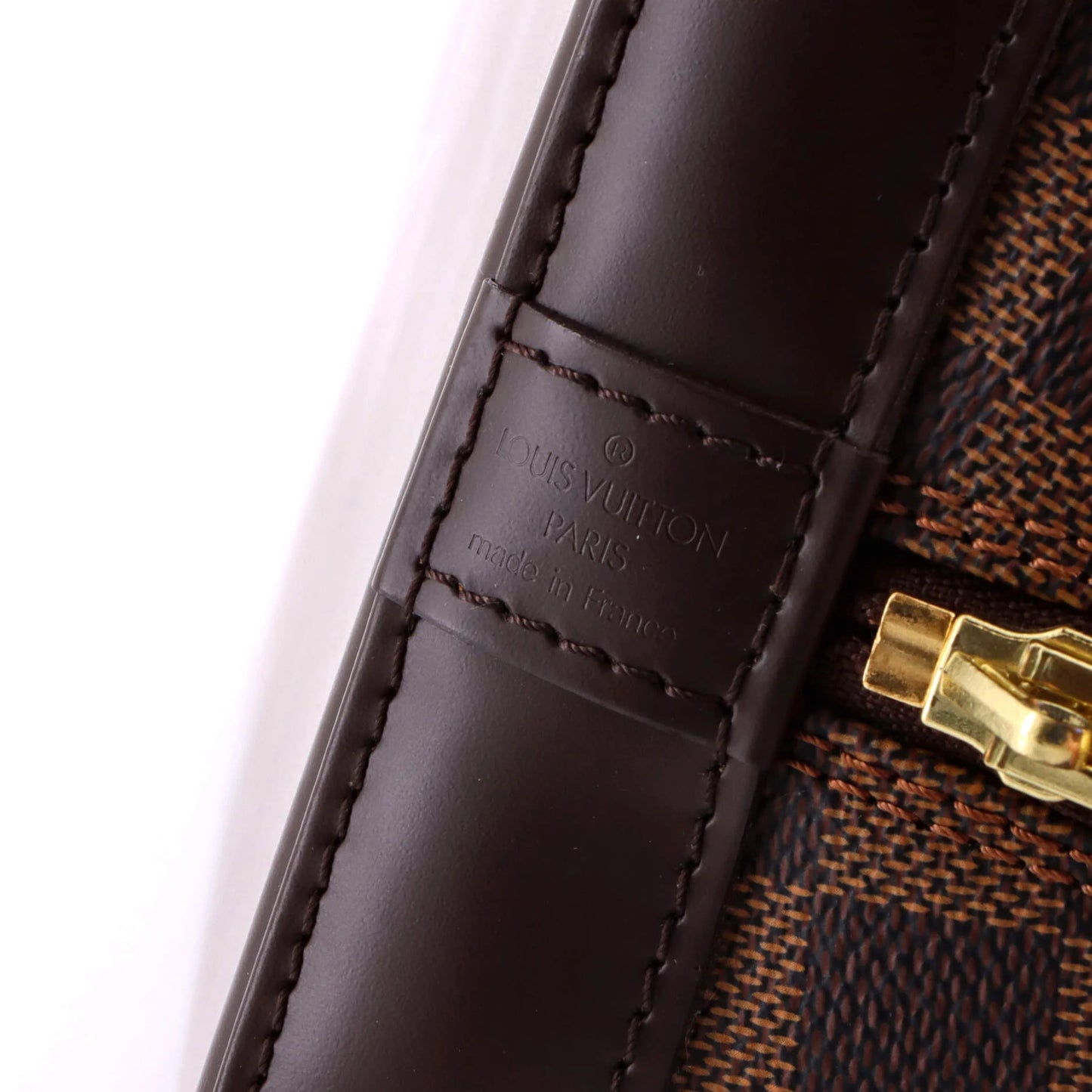 Louis Vuitton Vintage Alma Handbag Damier Pm