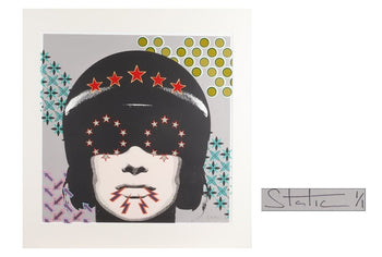 Static (British) Signed Original Silkscreen
