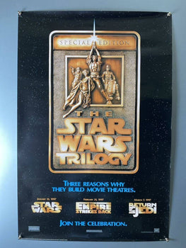 Star Wars Trilogy Us Poster George Lucas 91X61 Cm