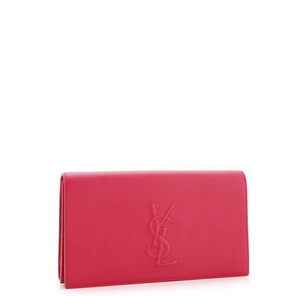 Saint Laurent Belle De Jour Clutch Leather Large
