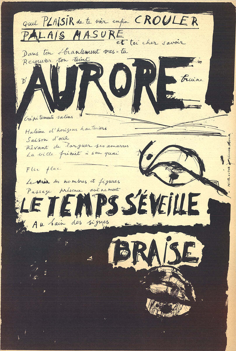Bernard Dufour Time Dawns... " Lithograph Contemporary