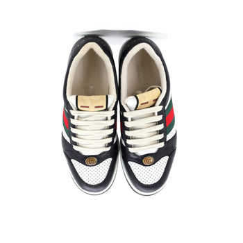 Gucci Screener Sneakers Fabric And Leather