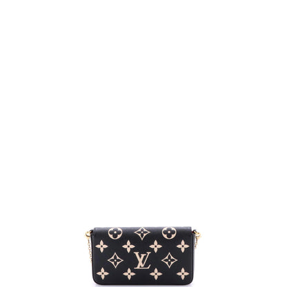 Louis Vuitton Felicie Pochette Bicolor Monogram Empreinte Giant