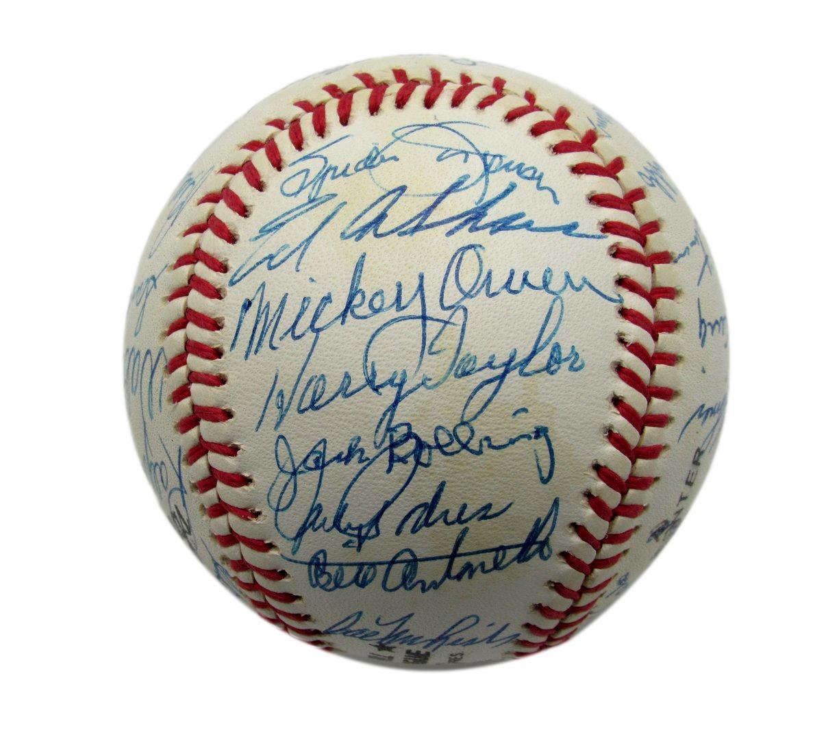 1940S & 50S Dodgers Greats Onl Multi Signed Baseball (26) Herman Hof 192213
