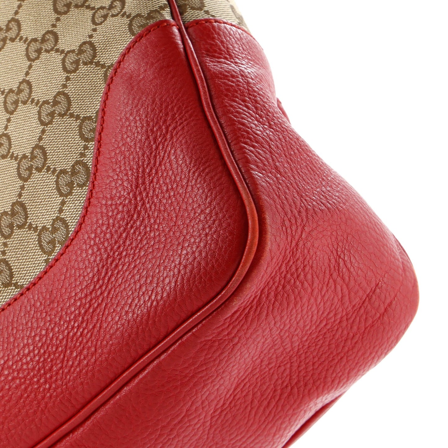 Gucci Diana Bamboo Shoulder Bag Gg Canvas Medium