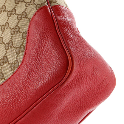 Gucci Diana Bamboo Shoulder Bag Gg Canvas Medium