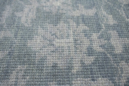 5X8 Ft Hand-Knotted Wool Area Rug Muted