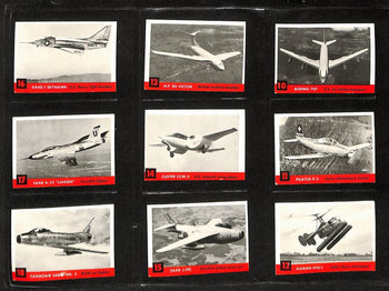 1956 Topps Jets Complete (1-240) Card Set With 2 Albums 195869