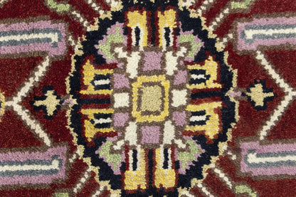 Heriz Serapi Oriental Rug Floral Style Large