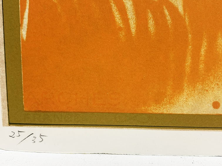 Mitsuo Kano Illumination 1986 L No 19 Lithograph Signed Limited Ed 35