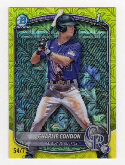 Charlie Condon 2025 Bowman Chrome 1St Bowman