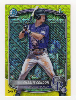 Charlie Condon 2025 Bowman Chrome 1St Bowman