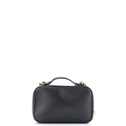 Louis Vuitton Utility Crossbody Bag Calfskin With Embossed Monogram Detail