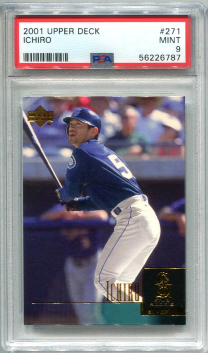 Ichiro Suzuki 2001 Upper Deck #271 Psa 9 Card