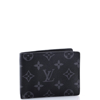 Louis Vuitton Slender Wallet Monogram Eclipse Canvas