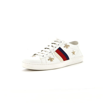 Gucci Ace Sneakers Embroidered Leather