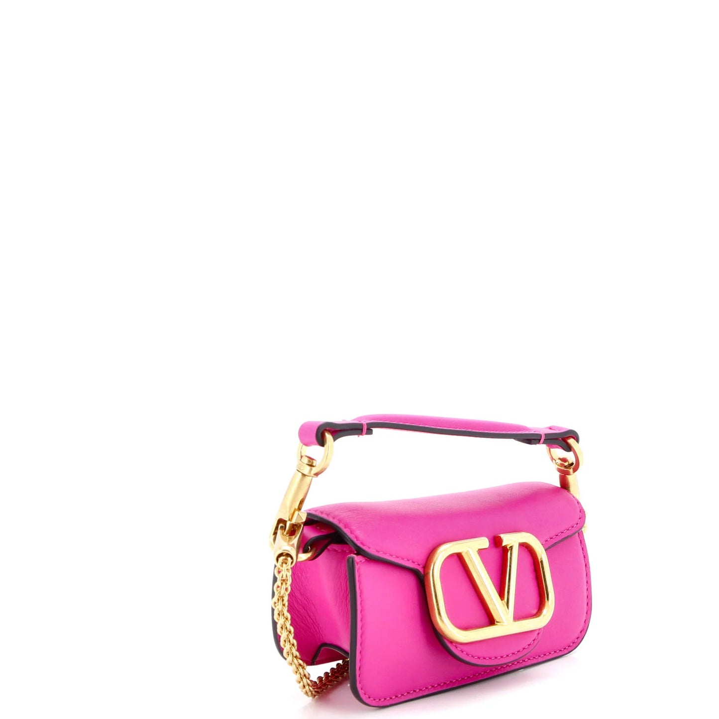 Valentino Garavani Vlogo Loco Flap Shoulder Bag Leather Mini