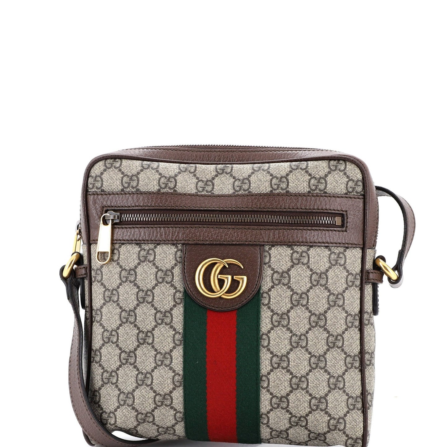 Gucci Ophidia Messenger Bag Gg Coated Canvas Small