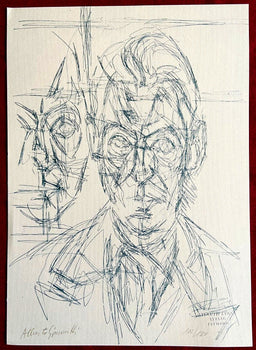Alberto Giacometti Lithograph Certificated Numbered Coa Signed