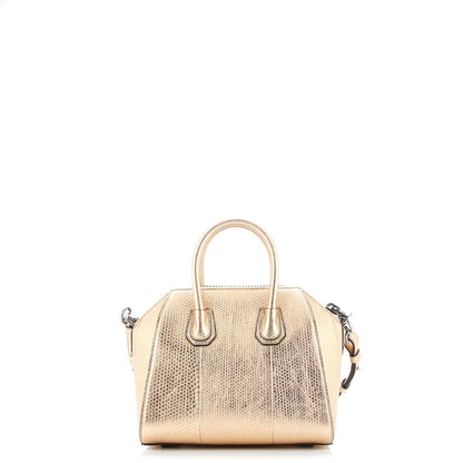 Givenchy Antigona Bag Snakeskin Embossed Leather Mini