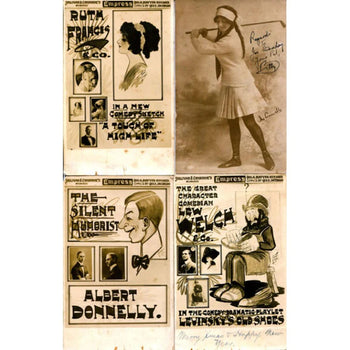Assorted Turn Of The Century Signed And Unsigned Photographs And Postcards (26)