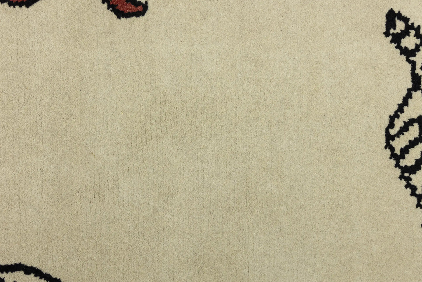 Nepali Tiger Oriental Rug Wool Tribal Modern