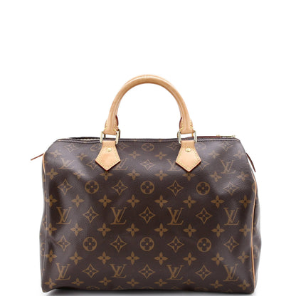 Louis Vuitton Speedy Handbag Monogram Canvas 35