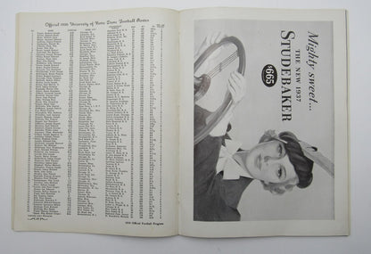 Nov. 21, 1936 North Western Vs. Notre Dame Ncaa