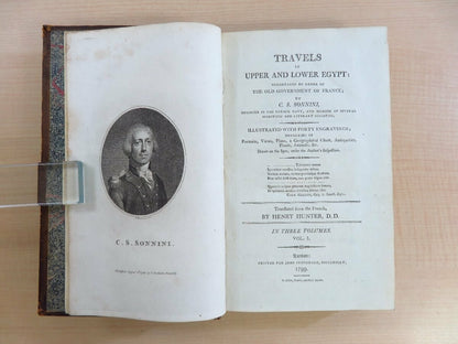 Charles Nicolas Sigisbert Sonnini - Travels In Upper And Lower Egypt 1799 London