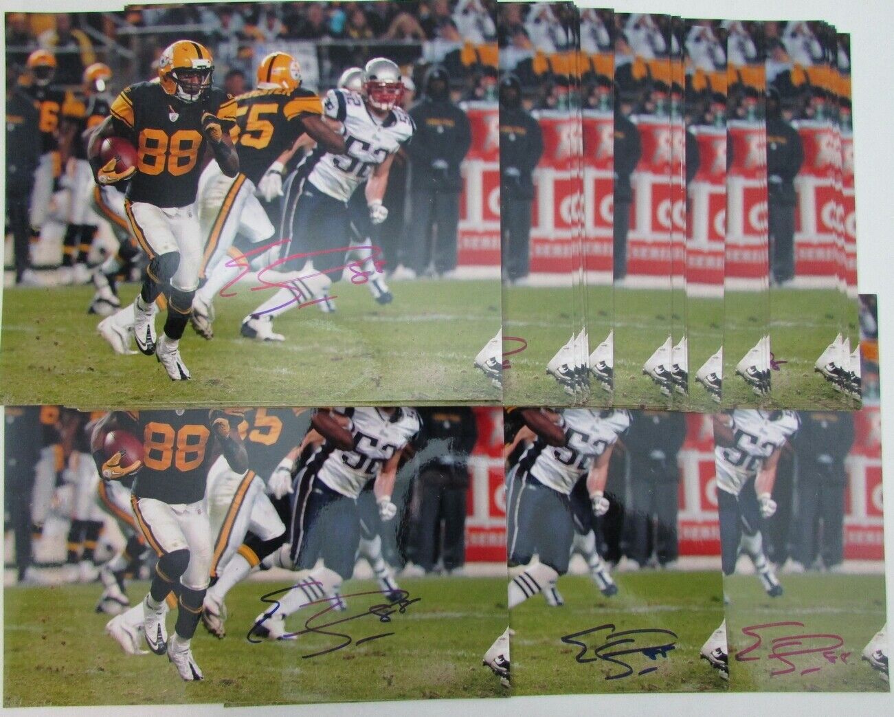 Lot Of 63 Emmanuel Sanders Pittsburgh Steelers
