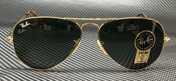 RAY BAN RB3689 914731 Gold Aviator 58 mm Unisex