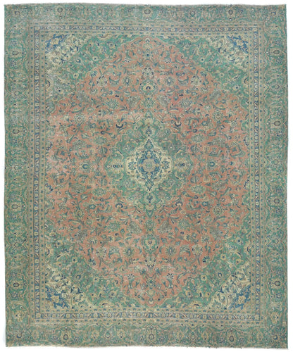 Handmade Semi-Antique Distressed Vintage Oriental
