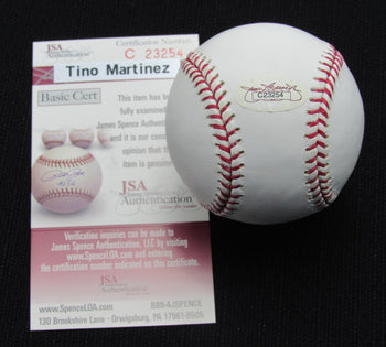 Tino Martinez Signed/Auto Yankees 100Th Oml