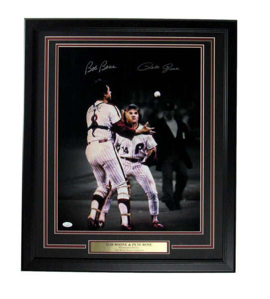 Pete Rose / Bob Boone  Phillies 1980 World Series