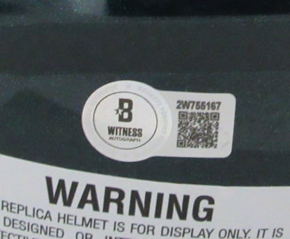 Zack Baun Signed Green Full Size Replica Sb Lix Champions Helmet Beckett 198924