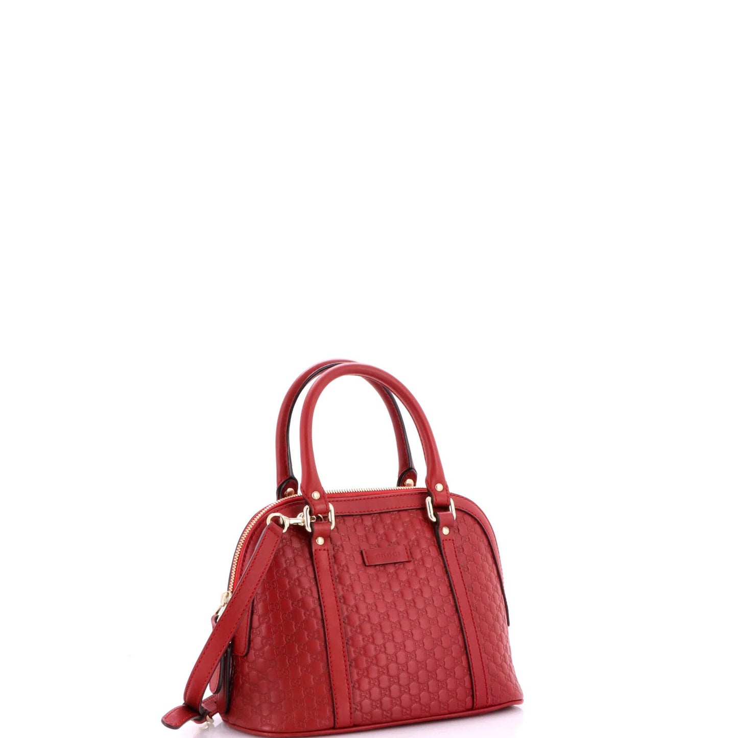 Gucci Convertible Dome Satchel Microguccissima Leather Mini
