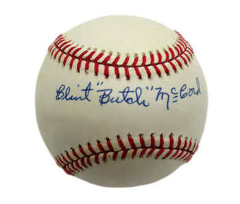 Butch Mccord Signed Oal Baseball Negro League Baltimore Elite Giants Psa/Dna