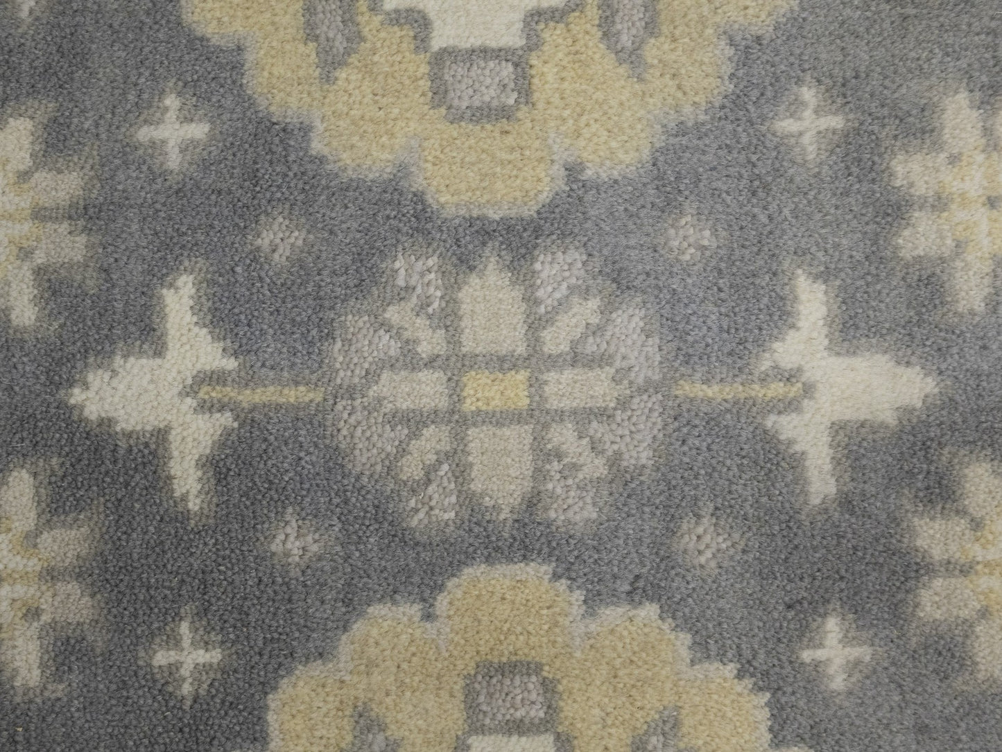 Handmade Oushak Chobi Oriental Rug Muted Floral Design Oversized 9X18 Carpet