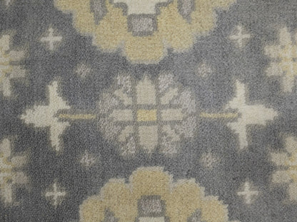 Handmade Oushak Chobi Oriental Rug Muted Floral Design Oversized 9X18 Carpet