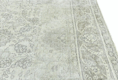 Handmade Antique Distressed Oriental Rug Muted