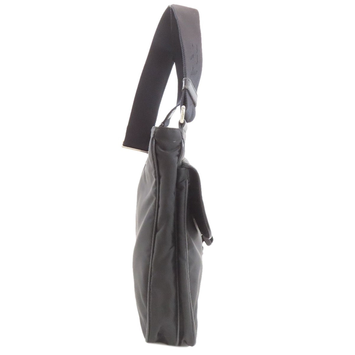 Nylon PRADA Logo Hardware Shoulder Bag