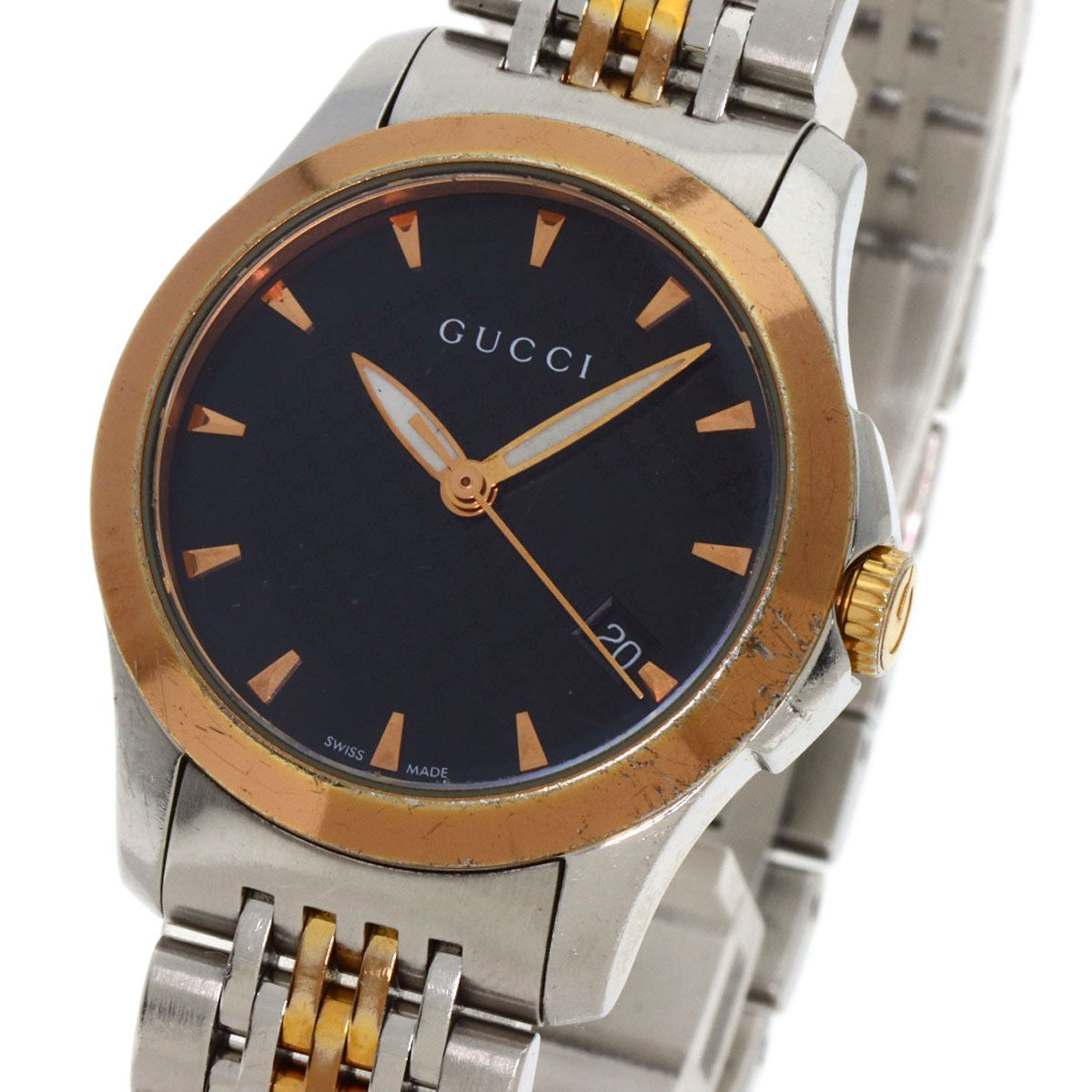 GUCCI G Timeless Watches 126.5 Stainless Steel/ SSxGP