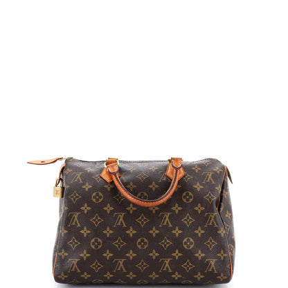 Louis Vuitton Speedy Handbag Monogram Canvas 30