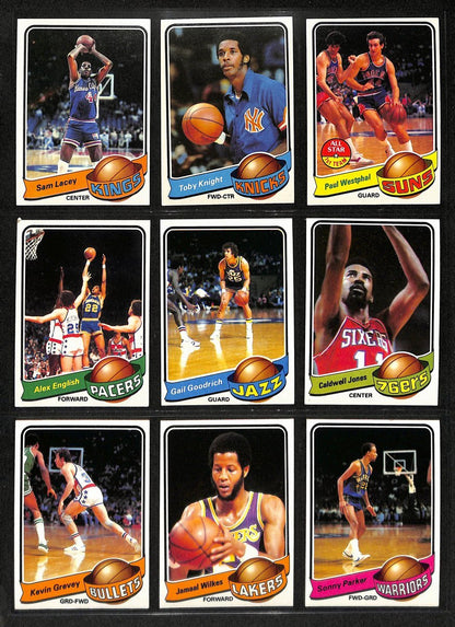 1979-80 Topps Basketball Complete Set (132)